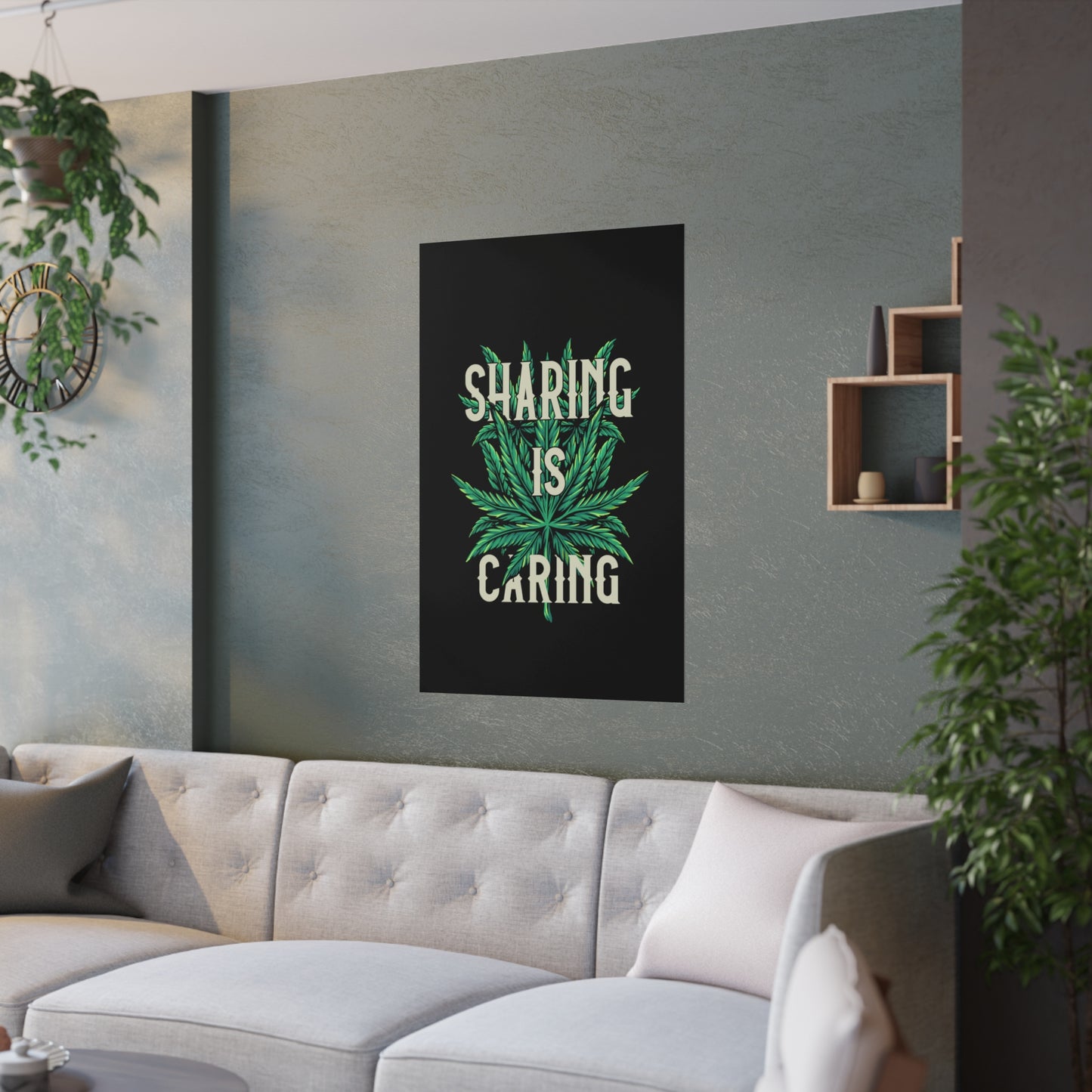 Sharing Is Caring Pot Poster