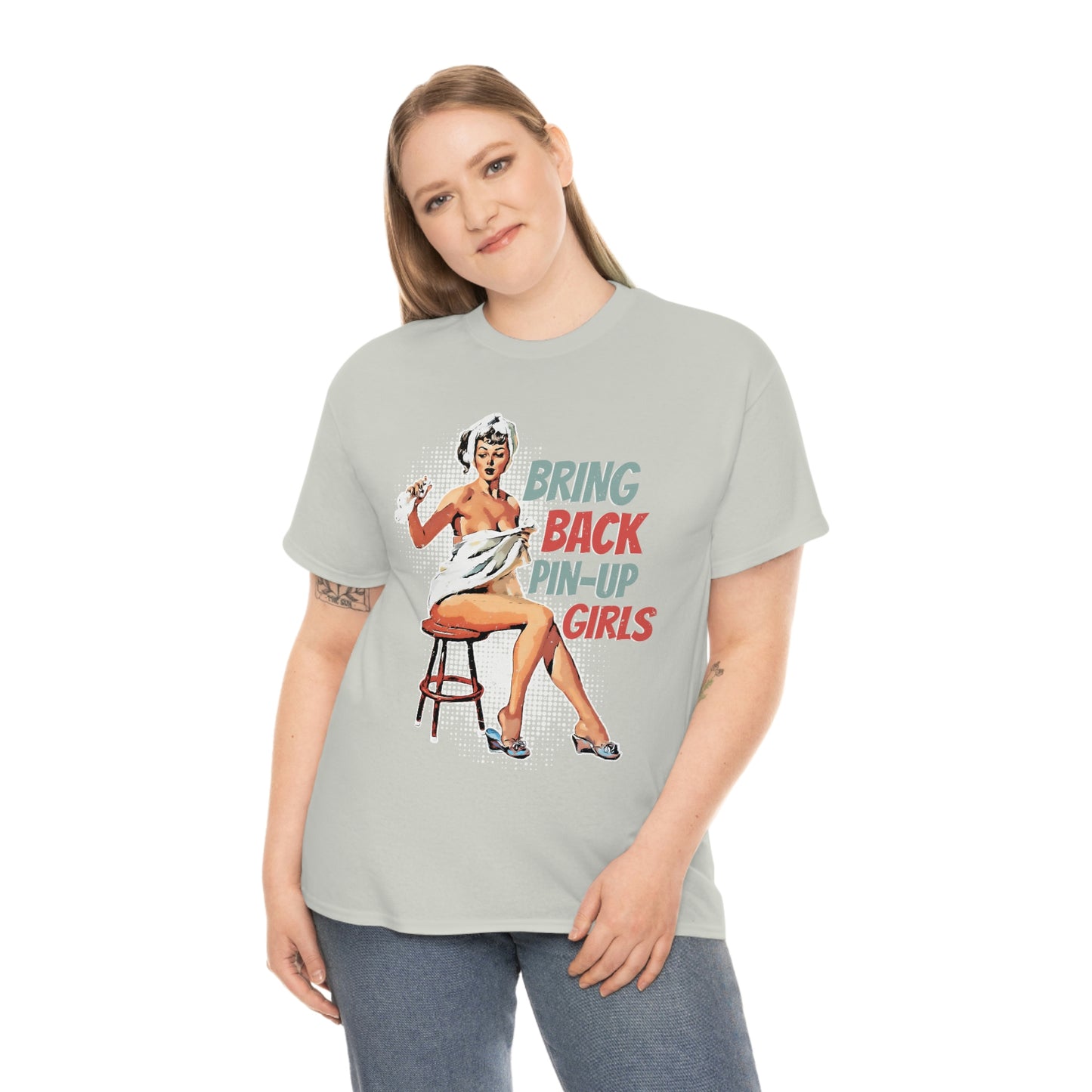 Bring Back Pin-Up Girls Cotton T-Shirt